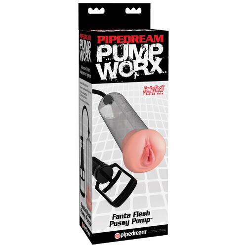 Vakuová pumpa pro muže Pump Worx Fanta Flesh Pussy Pump - Pipedream