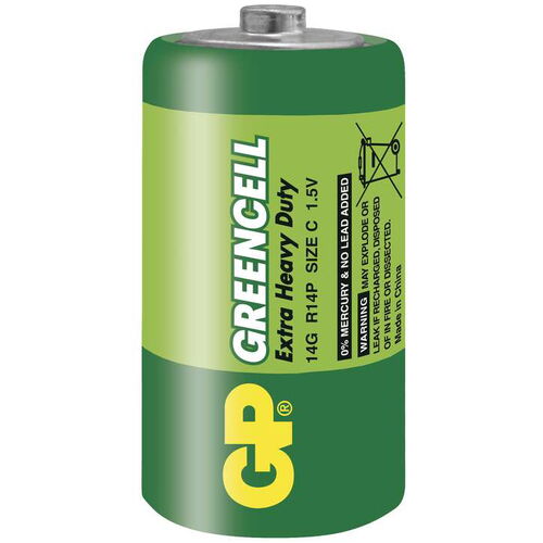 Baterie monočlánek C Green Power ZnCl