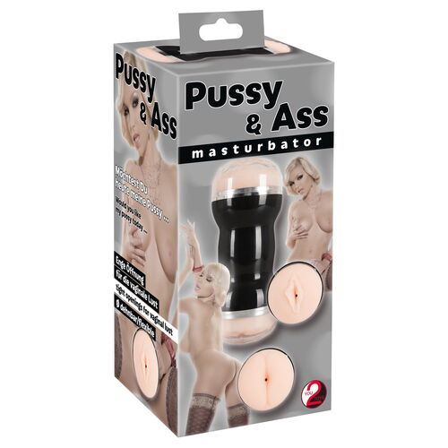 Oboustranný masturbátor Pussy & Ass - You2Toys (vagina a análek)