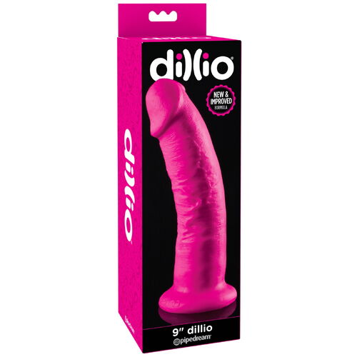 Realistické dildo v růžové barvě  s přísavkou Dillio 9