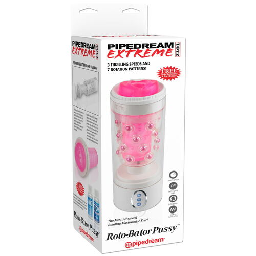 Rotační vagina Roto-Bator Pussy, na baterie - Pipedream
