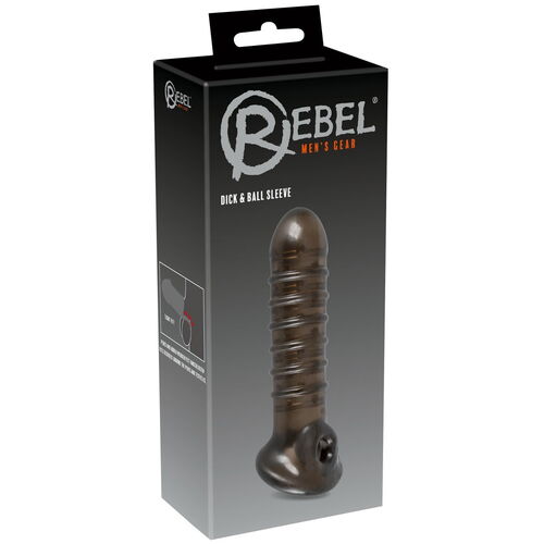 Stimulační návlek na penis a varlata Dick & Ball Sleeve - Rebel