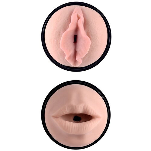 Oboustranný masturbátor Training Master - Lovetoy (ústa a vagina)