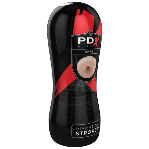 Vibrační  anální masturbátor PDX Elite Vibrating Stroker Anal - Pipedream