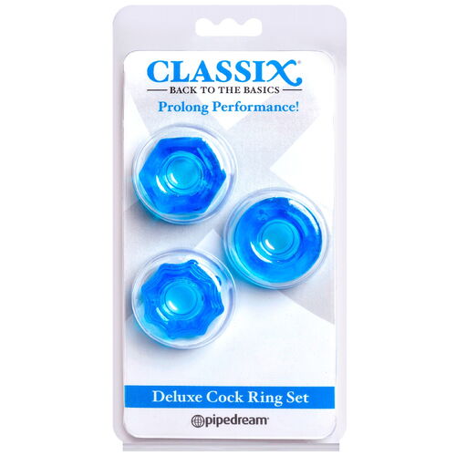Sada erekčních kroužků Classix Deluxe - Pipedream