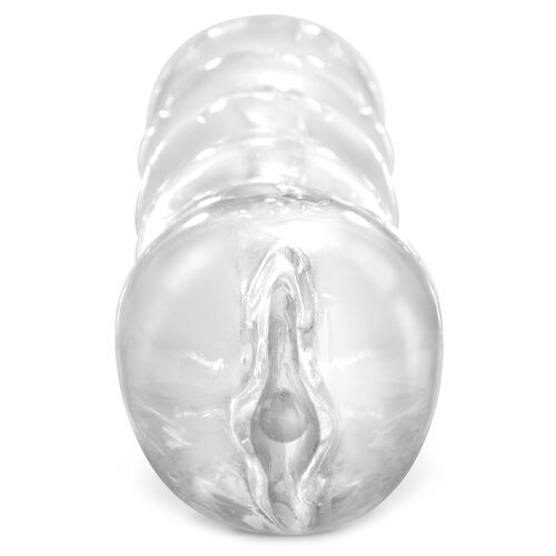 Transparentní umělá vagina Clear-Leader Snatch - Pipedream
