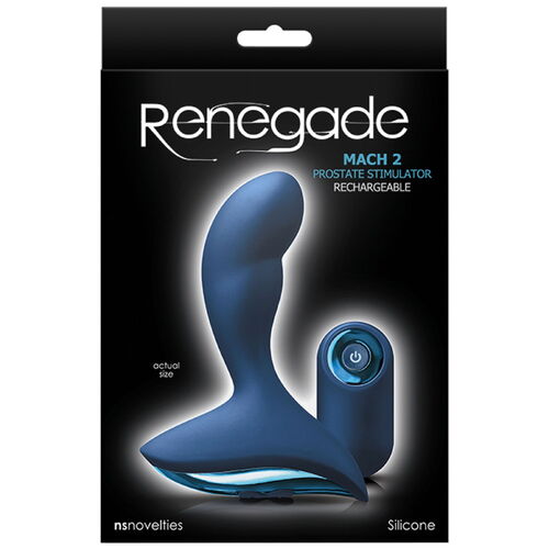 Vibrátor na prostatu + dálkový ovladač Renegade Mach II - NS Novelties