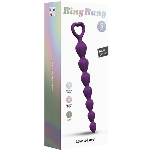Silikonové anální kuličky Bing Bang S - Love to Love