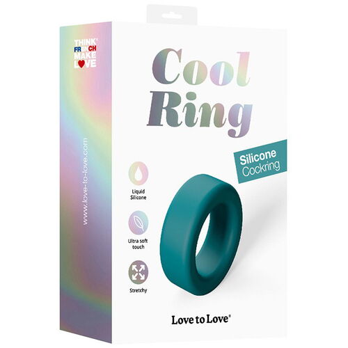 Erekční kroužek ze silikonu Cool Ring - Love to Love