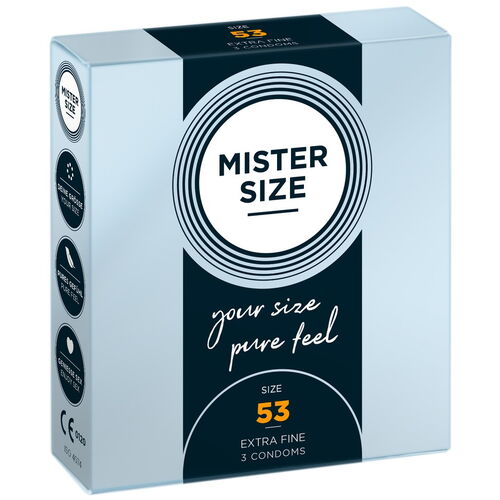 Kondomy MISTER SIZE 53 mm (3 ks)