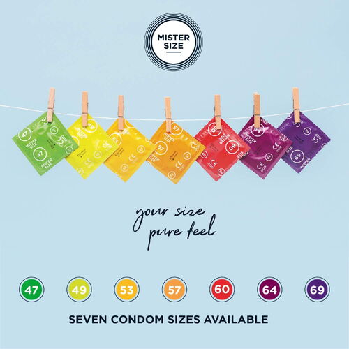 Kondomy MISTER SIZE 53 mm (10 ks)