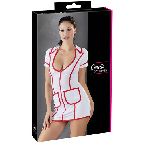 Erotický kostýmek Zdravotní sestra – minišaty (Cottelli Collection)