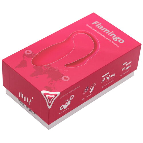 Nabíjecí vibrační bezdrátové vajíčko Flamingo – Magic Motion (ovládané mobilem)