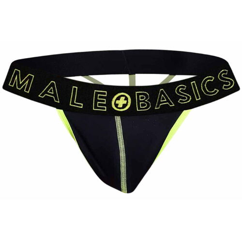 Tanga pro muže Neon Thong Yellow - MaleBasics