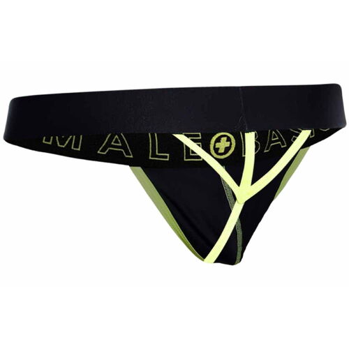 Tanga pro muže Neon Thong Yellow - MaleBasics