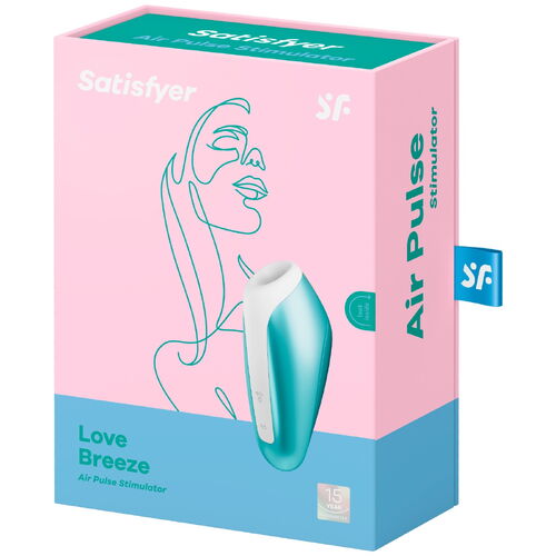 Nabíjecí stimulátor klitorisu Love Breeze Ice Blue - Satisfyer