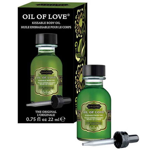Slíbatelný tělový olej OIL OF LOVE The Original - Kama Sutra, 22 ml