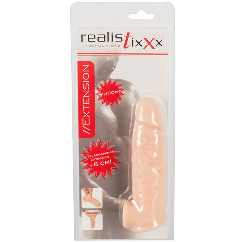 Zvětšovací realistický návlek na penis Extension 5 cm - Realistixxx