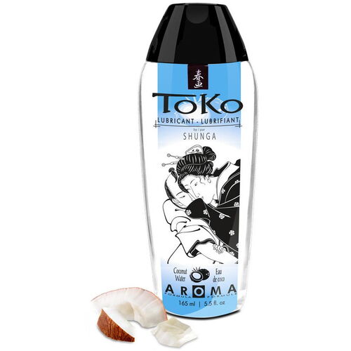 Ochucený vodní lubrikant Toko Aroma Coconut Water - Shunga