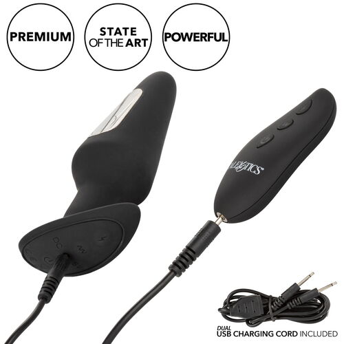 Vibrační anální kolík s elektrostimulací + ovladač Volt Electro FLARE - California Exotic Novelties