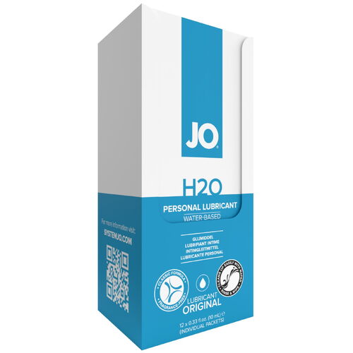 Lubrikant na vodní bázi H2O Original (VZOREK, 10 ml) - System JO