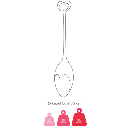 Set silikonových vaginálních činek Intimate Health (3 ks) - Mae B