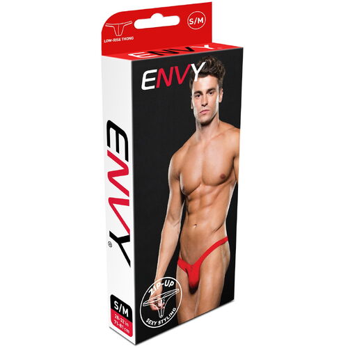 Tanga pro muže s nízkým pasem a zipem - Envy