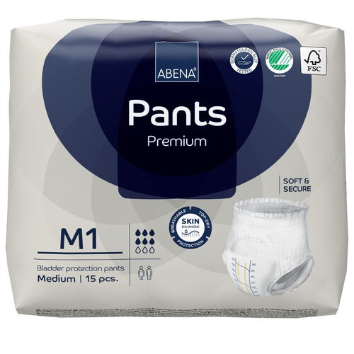 Plenkové kalhotky Pants Premium M1 - ABENA ,1 ks