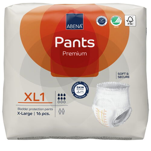 Plenkové kalhotky Pants Premium XL1 - ABENA, 1 ks