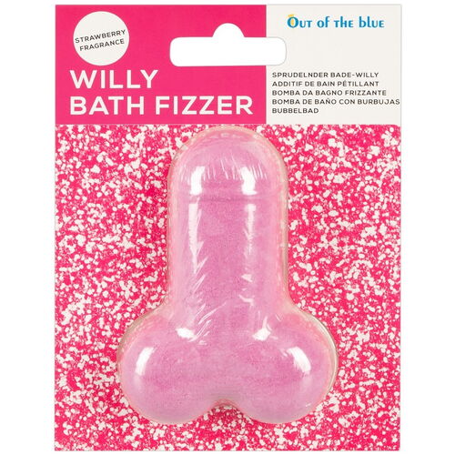 Šumivá koupelová bomba ve tvaru penisu Willy Bath Fizzer