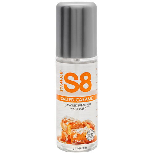 Ochucený lubrikační gel S8 Salted Caramel – STIMUL8 (slaný karamel, 125 ml)