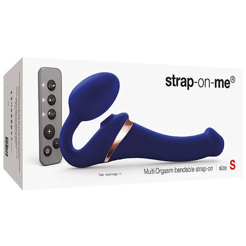 Tvarovatelný samodržící vibrační strapon s jazýčkem - Strap-On-Me (velikost S)