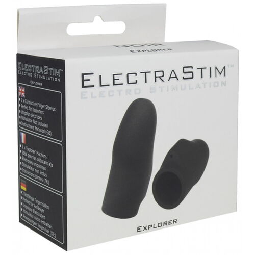 Dva návleky na prsty pro elektrosex Explorer - ElectraStim