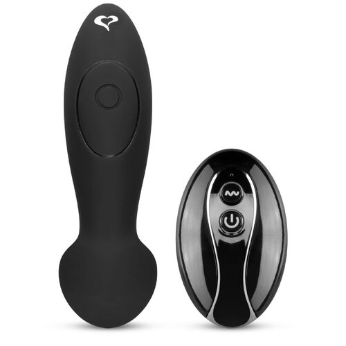 Unisex vibrátor s hřejivou funkcí a dálkovým ovladačem Black Jamba - FeelzToys