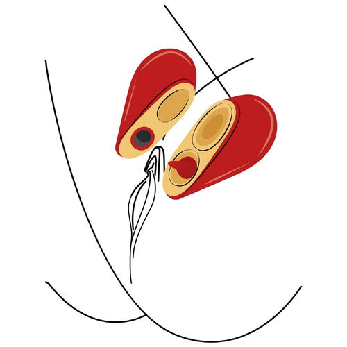 Pulzační stimulátor na klitoris s kmitajícím jazýčkem Heartbreaker 2-in-1 - XOCOON