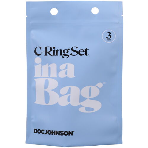 Set širokých erekčních kroužků C-Ring Set in a Bag - Doc Johnson