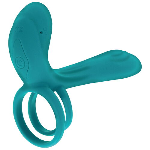 Párový vibrátor s kroužkem na penis Couples Vibrator Ring - XOCOON
