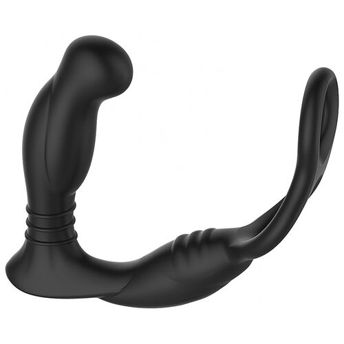 Vibrátor na prostatu a hráz s kroužky na penis a varlata Simul8 - Nexus