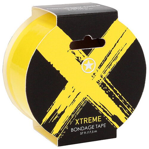 Žlutá páska na bondage Ouch! Xtreme - SHOTS (17,5 m)