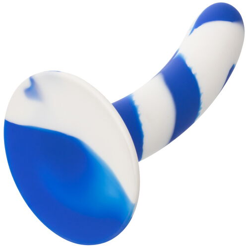 Dildo ze silikonu s přísavkou ADMIRAL Swirl Probe - California Exotic Novelties