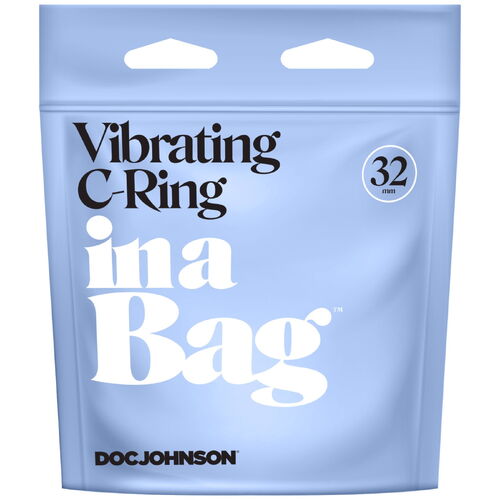 Vibrační erekční kroužek Vibrating C-Ring in a Bag - Doc Johnson