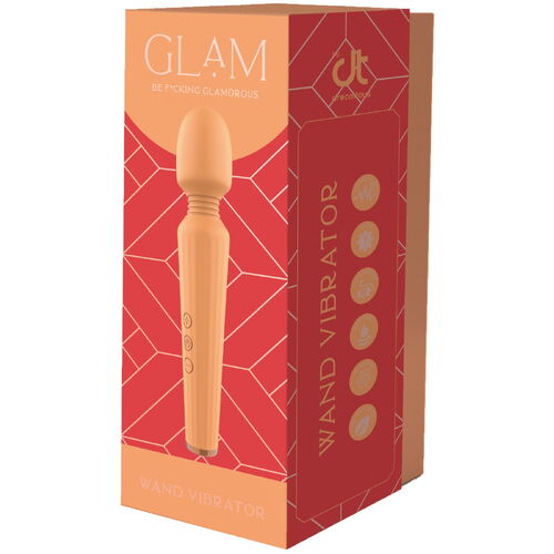 Masážní hlavice Glam Wand Vibrator Orange - Tonga