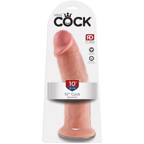 Realistické dildo s přísavkou King Cock 10