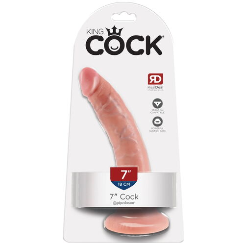 Realistické dildo s přísavkou King Cock 7