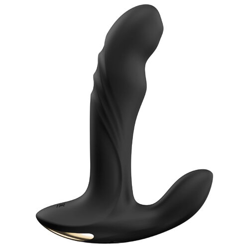 Vibrátor na prostatu a hráz s masážními perlami a ovladačem Dorcel Multi P-Joy - Dorcel