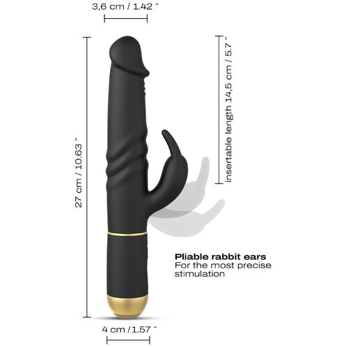 Přirážecí a perličkový vibrátor s králíčkem Furious Rabbit 2.0 - Dorcel