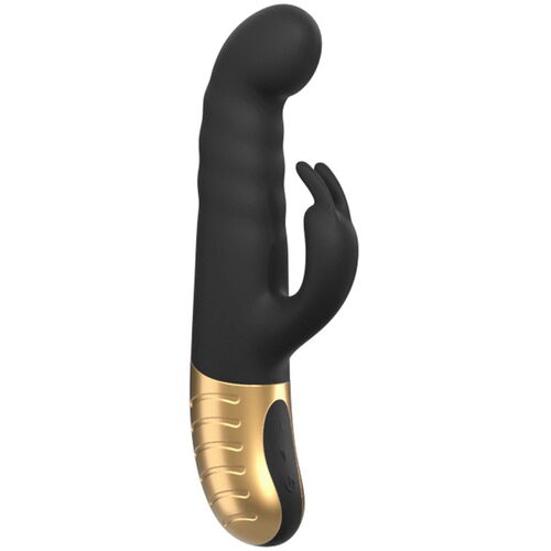 Přirážecí vibrátor s králíčkem G-Stormer - Dorcel