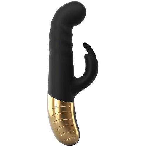 Přirážecí vibrátor s králíčkem G-Stormer - Dorcel