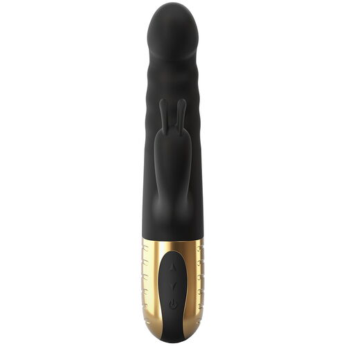 Přirážecí vibrátor s králíčkem G-Stormer - Dorcel