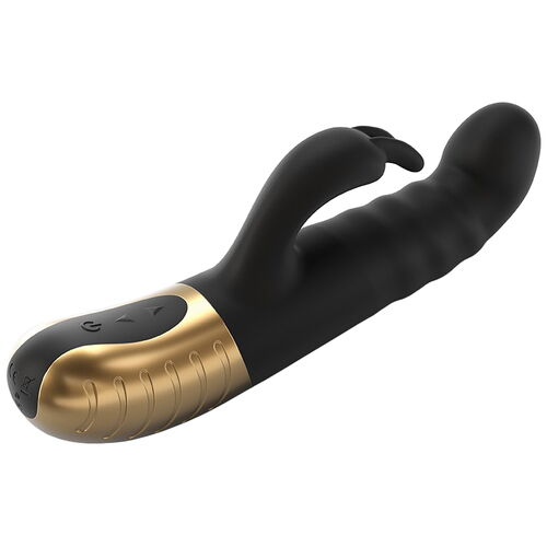 Přirážecí vibrátor s králíčkem G-Stormer - Dorcel